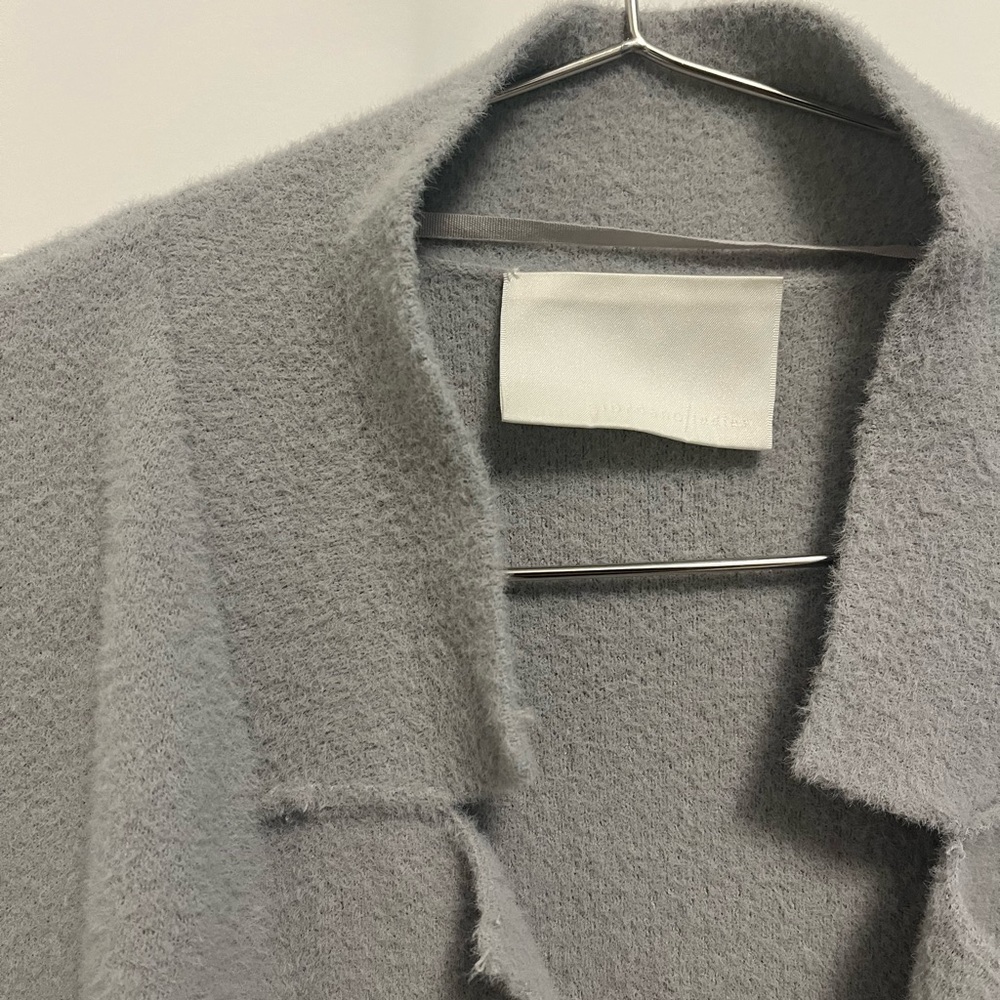 Brand new super soft thick grey cardigan S-M size - Picture 3 of 5